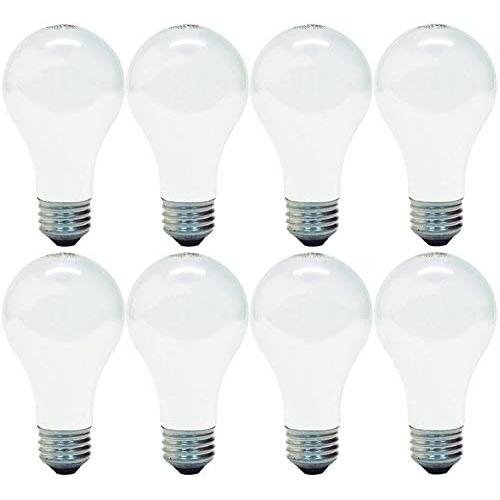 GE Lighting 66247 Soft White 43-Watt, 620-Lumen A19 Light Bulb with Medium Base, 8-Pack