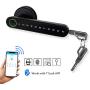 Smart Lock,CATCHFACE Fingerprint Door Lock Keyless Entry Door Lock WiFi Front Door Lock Unlock with Fingerprint/TTlock App/Code/Key Electronic Door Lock for Home Office Apartment Garage School Airbnb