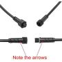 Sumaote 6.56ft 2m 2Pin Extension Cable Wire with Male and Female Connectors at Both Ends for Single Color LED Deck Light Sumaote 6.56ft 2m 2Pin Extension Cable Wire with Male and Female Connectors at Both Ends for Single Color LED Deck Light