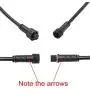 Sumaote 6.56ft 2m 2Pin Extension Cable Wire with Male and Female Connectors at Both Ends for Single Color LED Deck Light