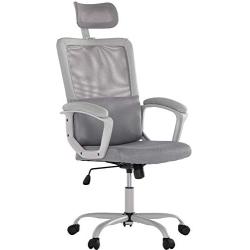 Smugdesk Ergonomic Office Chair Adjustable Headrest Mesh Office Chair Office Desk Chair Computer Task Chair