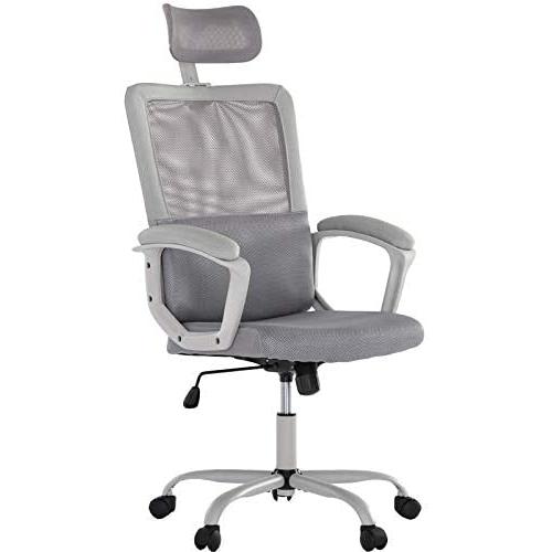 Smugdesk Ergonomic Office Chair Adjustable Headrest Mesh Office Chair Office Desk Chair Computer Task Chair