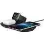 Mophie 3 in 1 Wireless Charge Pad - Qi Wireless 7.5W Charging Pad for Apple iPhone, Airpods, and Apple Watch - Polished Black (409903518)