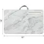 LapGear Elevation Lap Desk with Booster Cushion -White Marble - Fits up to 17.3 Inch Laptops - Style No. 87966