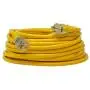 Yellow Jacket 2992 10/3 Extra Heavy-Duty 20-Amp Premium SJTW Contractor Extension Cord with Lighted T-Blade Plug, 100-Foot All Copper Wire Extension Cord, 20 Amps, 125 Volts, 2500 Watts, Yellow