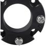 Supreme Suspensions - Front Leveling Kit for 2007-2021 Toyota Tundra and 2007-2021 Toyota Sequoia 2.5'' Front Lift Strut Spacers 2WD 4WD (Black)