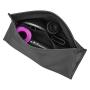 Meijunter Travel Sleeve Case Compatible with Dyson Supersonic Hair Dryer,Waterproof Protection Storage Bag Portable Case Cover(Black,34.5CMx15.2CMx15CM)
