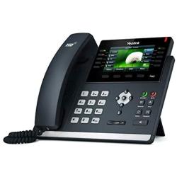 Yealink SIP-T46S IP Phone, 16 Lines. 4.3-Inch Color Display. Dual-Port Gigabit Ethernet, 802.3af PoE, Power Adapter Not Included