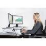 Kantek Sit to Stand Desktop Riser, White (STS900W)