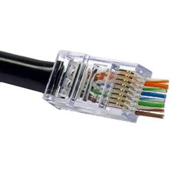 Platinum Tools EZ-RJ45 CAT6 Connectors, 100-Pieces