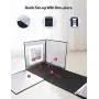 ESDDI Photo Studio Light Box 24''/60cm Adjustable Brightness Portable Folding Hook & Loop Professional Booth Table Top Photography Lighting Kit 156 led Lights 4 Colors Backdrops