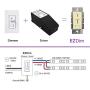 HitLights Dimmable Driver and Dimmer Switch Single Integrated Unit with Neutral White LED Light Strip, 40W Wall Dimmer, CRI 90+ LED Light Strip