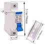 smseace Miniature Circuit Breaker Low Voltage 63A 230/400V 1 Pole DIN Rail Installation DZ47-63 C63