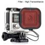 GEPULY Standard Waterproof Housing Case with Dive Filters for GoPro Hero 4, Hero 3+, Hero3 Action Cameras - 147 ft (45M) Underwater Photography - with Red, Light Red, Magenta Filters