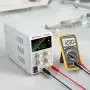 STP6005D DC Power Supply Adjustable (0-60V 0-5A), Precision DC Regulated Power Supply with 3 bits Digit LED Display,Stable and Protective,Alligator Lead Included.