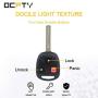 OCPTY 1X Uncut Keyless Entry Remote Control Key Fob Transmitter Replacement for 1999-2003 Lexus RX300 ADP12548701S N14TMTX-1