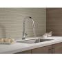 Delta Faucet Trinsic Single-Handle Touch Kitchen Sink Faucet with Pull Down Sprayer, Touch2O Technology and Magnetic Docking Spray Head, Chrome 9159T-DST