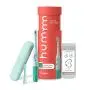 hum by Colgate Smart Battery Toothbrush Kit, Sonic Toothbrush with Travel Case and Replacement Head, Teal