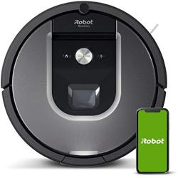 iRobot Roomba 960 Robot Vacuum- Wi-Fi Connected Mapping, Works with Alexa, Ideal for Pet Hair, Carpets, Hard Floors,Black