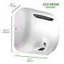 Excel Dryer XLERATOReco XL-BW-ECO 1.1N High Speed Automatic Commercial Hand Dryer, White Thermoset Cover, Automatic Surface Mount, GreenSpec Listed, LEED Credits, No Heat 4.5 Amps 110/120V (2 Pack) Excel Dryer XLERATOReco XL-BW-ECO 1.1N High Speed Automatic Commercial Hand Dryer, White Thermoset Cover, Automatic Surface Mount, GreenSpec Listed, LEED Credits, No Heat 4.5 Amps 110/120V (2 Pack)