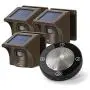 1/2 Mile Long Range Solar Wireless Driveway Alarm Outdoor Weather Resistant Motion Sensor & Detector-Security Alert System-Monitor & Protect Outside Property,No Need to Replace Battery