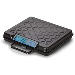 Brecknell GP100 USB Electronic General Purpose Bench Scale, 100LB Capacity, Portable, Internal Backlit Display, USB COM Port