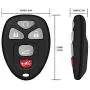 VOFONO Car Key Fob 5 Buttons Flip Keyless Remote Control Key Fob for GMC Acadia Yukon/Cadillac Escalade SRX/Chevy Suburban Tahoe Traverse/Buick Enclave FCC ID: OUC60270, OUC60221(Pack of 2) VOFONO Car Key Fob 5 Buttons Flip Keyless Remote Control Key Fob for GMC Acadia Yukon/Cadillac Escalade SRX/Chevy Suburban Tahoe Traverse/Buick Enclave FCC ID: OUC60270, OUC60221(Pack of 2)