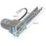 BEMONOC AC 110V Linear Actuator Stroke 100mm 4inches AC Reciprocating Motor High Torque 35 RPM & 15Watts AC Speed Controller Kits for DIY Hobbies