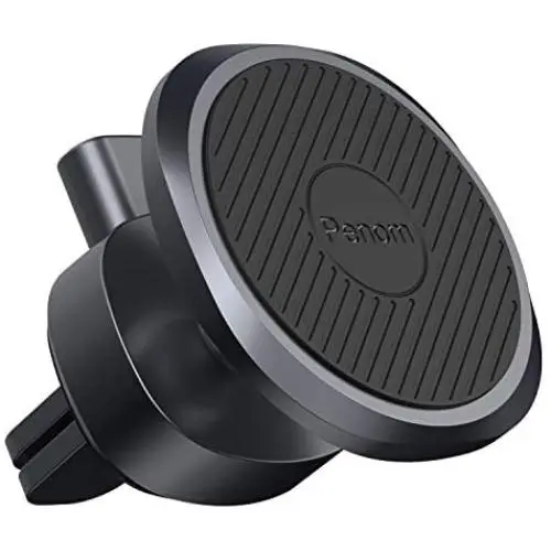 Magnetic Phone Car Mount, Penom Cell Phone Holder for Car Universal Air Vent Magnet Car Phone Mount Fits iPhone 11 Xs Max XR X 8 7 6S 6 Plus and Most Smartphones