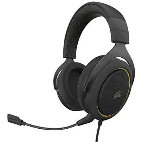 Corsair HS60 Pro – 7.1 Virtual Surround Sound PC Gaming Headset w/USB DAC - Discord Certified – Works with PC, Xbox Series X, Xbox Series S, Xbox One, PS5, PS4, and Nintendo Switch – Yellow Corsair HS60 Pro – 7.1 Virtual Surround Sound PC Gaming Headset w/USB DAC - Discord Certified – Works with PC, Xbox Series X, Xbox Series S, Xbox One, PS5, PS4, and Nintendo Switch – Yellow