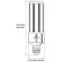 20 Watt LED Bulb - Standard E26 Base - 2,400 Lumens- 5700K Cool White - Replacement for All Light Fixtures or CFL - High Efficiency 125 Lumen/watt - 360 Degree Lighting - LED Corn Light Bulb