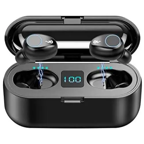 Bluetooth Earbuds,SUNhai F9 TWS Wireless Bluetooth 5.0 Headphones, IPX7 Waterproof Touch Headphones in-Ear Sports Earphone, Build in 2000mAh Power Bank Headset & Microphone and so on Bluetooth Earbuds,SUNhai F9 TWS Wireless Bluetooth 5.0 Headphones, IPX7 Waterproof Touch Headphones in-Ear Sports Earphone, Build in 2000mAh Power Bank Headset & Microphone and so on