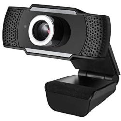 Adesso CyberTrack H4 Webcam 1080P HD USB Webcam with Built-in Microphone, Black