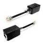 (2 Pack) Ethernet to Phone Line RJ45 Female to RJ11 Male Adapter
