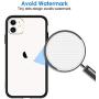 JETech Case for iPhone 11 (2019), 6.1-Inch, Shockproof Bumper Cover, Anti-Scratch Clear Back (Black)