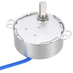 uxcell Synchronous Motor AC 100-127V 20-24RPM 50-60Hz CCW/CW 4W D Shaft