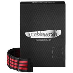 CableMod PRO ModMesh C-Series RM (Black Label) / RMi / RMX Cable Kit - Black / RED