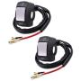 Ourbest Grey Motorcycle Handlebar Switch 12V for Motorbike Scooter, Fog Light On Off Toggle Switchfor Electrombile-2Pcs