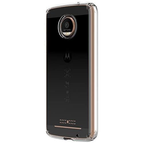 Speck Products CandyShell Clear Case for Moto Z Force Droid Smartphone, Clear/Clear