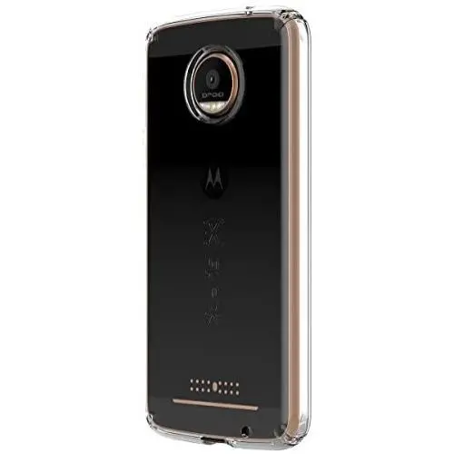 Speck Products CandyShell Clear Case for Moto Z Force Droid Smartphone, Clear/Clear