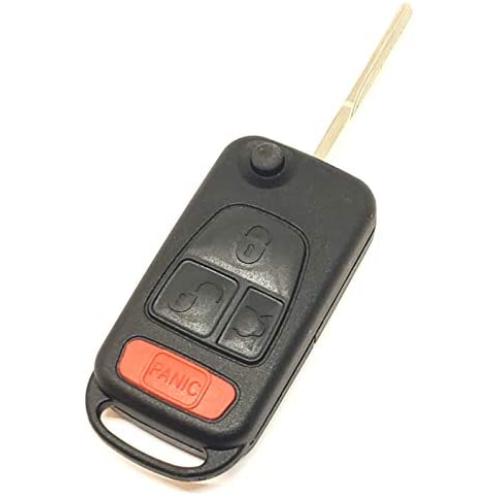 Mercedes Aftermarket Flip Remote Case w/ 4 Buttons. 2004-08 Crossfire, 1998-00 C230, 1998-04 ML320, 1998-02 SLK320 & Others. Perfect Aftermarket Repalacement. Read Description below.