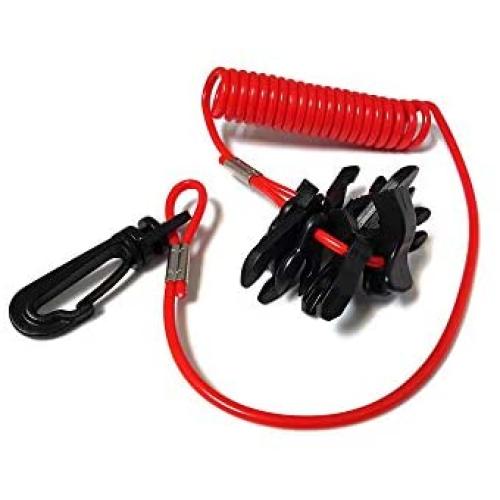 Boat Marine Kill Stop Switch 10 Keys with Lanyard Replaces Yamaha Johnson Evinrude OMC Mercury Yamaha Honda Outboard Engine