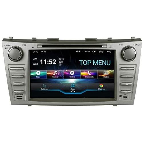SWTNVIN Camry Car Stereo for 2007 2008 2009 2010 2011,Android 10.0 Double Din in-Dash 8 Inch Touch Screen Multimedia Receiver with Bluetooth GPS Navigation Radio Audio DVD Player TPMS SWC 2GB+16GB