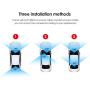 VIOFO A129 Duo IR Dual Dash Cam Taxi Front and Interior Camera Infrared Night Vision Full HD 1080P Wi-Fi Car Dash Camera, GPS Included, Buffered Parking Mode, Motion Detection, G-Sensor