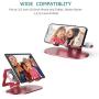 3 in 1 Aluminum Charging Station for Apple Watch Charger Stand Dock for iWatch Series SE/6/5/4/3/2/1, iPad, AirPods Pro/2/1 and iPhone 12/11/Xs/X Max/XR/X/8/ 8P/7/7P/6S/6S(Red)