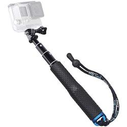 Trehapuva Selfie Stick, 19” Waterproof Hand Grip Adjustable Extension Monopod Pole Compatible with GoPro Hero(2018) Hero 9 8 7 6 5 4 3+ 3 2 1 Session, AKASO, Xiaomi Yi,SJCAM SJ4000 SJ5000 SJ6000 More