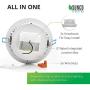 Sunco Lighting 12 Pack 6 Inch Slim LED Downlight, Integrated Junction Box, 14W=100W, 850 LM, Dimmable, 4000K Cool White, Recessed Jbox Fixture, IC Rated, Retrofit Installation - ETL & Energy Star