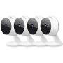 LaView Security Cameras 4pc,Home Security Camera Indoor 1080P,WiFi Cameras for Pet,Motion Detection,Two-Way Audio,Night Vision,Works with Alexa & Google Assistant,iOS & Android & Web Access,US Cloud