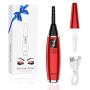 JDO Heated Eyelash Curler Electric Eyelash Curler USB Rechargeable Electronic Eye Lashes Curling Comb Quick Heating Long Lasting (Red#2)