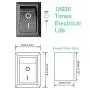 QTEATAK 5Pcs On/Off Boat Rocker Switch 5Pcs 2 Pin Position Snap 12V 110V 250V with 10Pcs Terminals